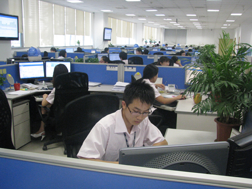 2013年中兴通讯财务共享中心资料图