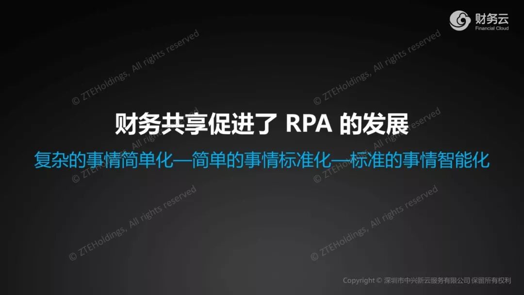 《中兴新云郭奕:财务共享应用RPA的前提、成本与实际边界》配图 7