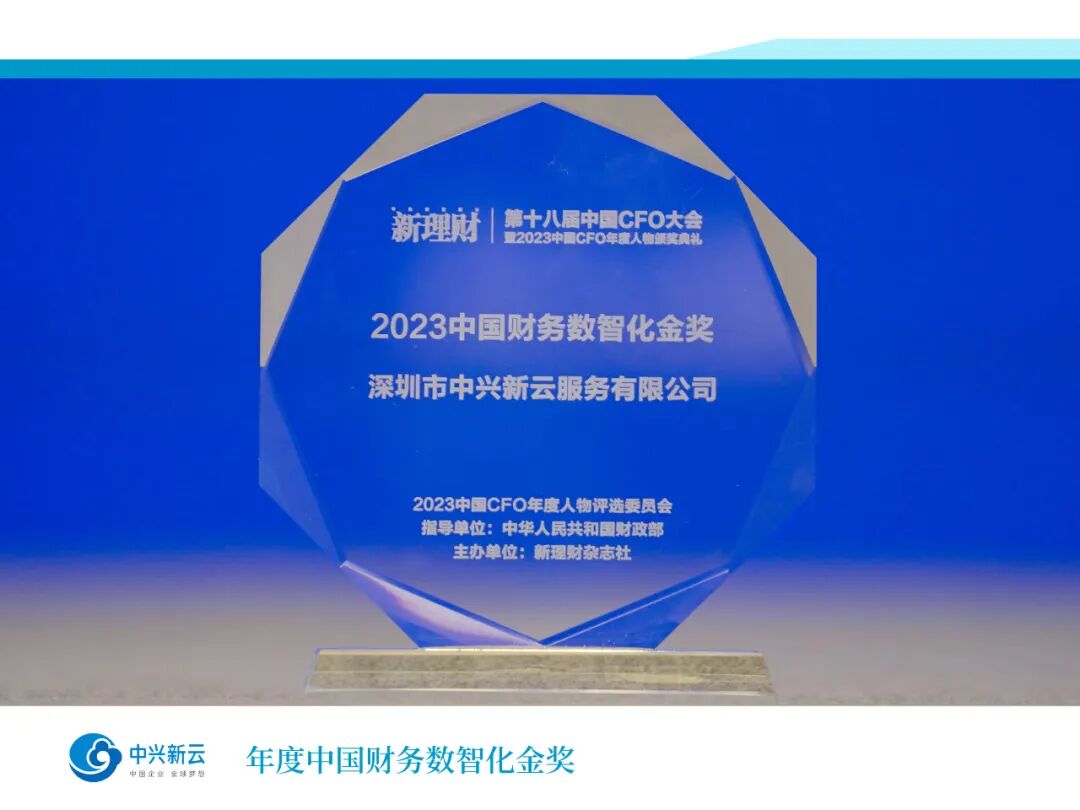 2024年颁发的2023中国财务数智化金奖