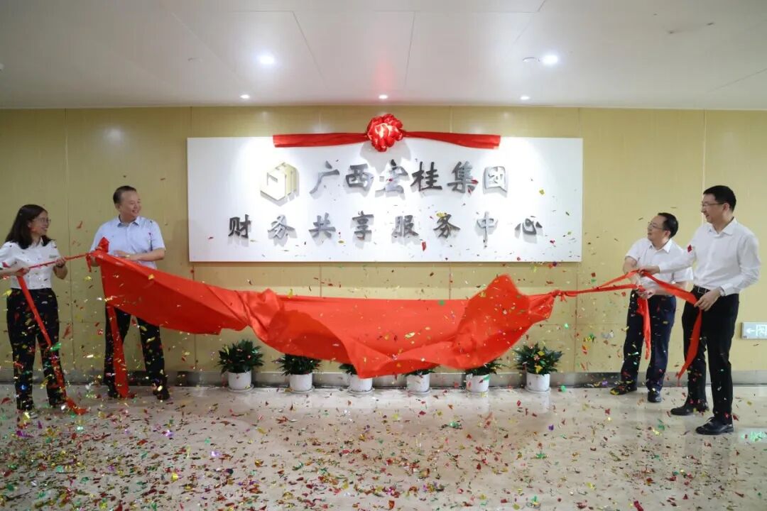 广西宏桂集团财务共享服务中心揭牌封面