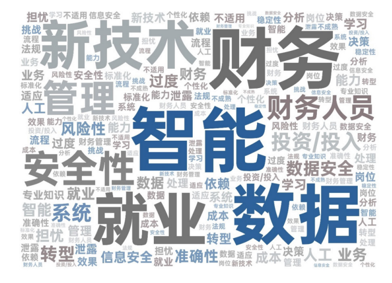 对智能财务有何担忧