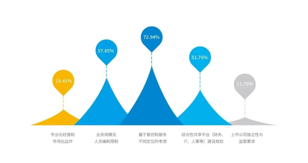 财务共享服务中心组织形式的主要考虑因素